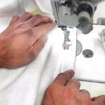 Stitching on towels