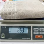 weigh of a towel